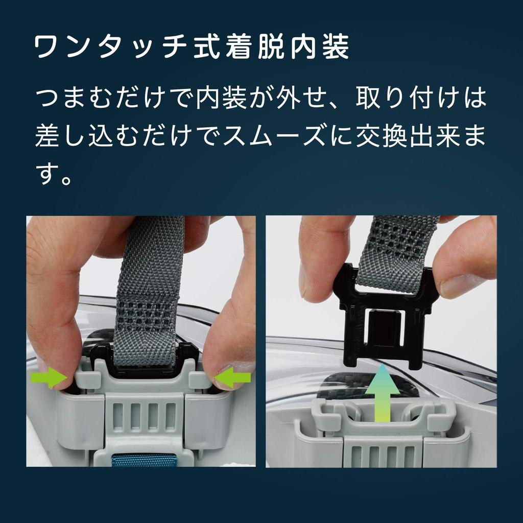 Каска Samurai 2 для ПК Прозрачная SC21PCLS KP [Midori Anzen] Работа, Щиток, Козырек, RA3, В комплекте, Белый/Прозрачный