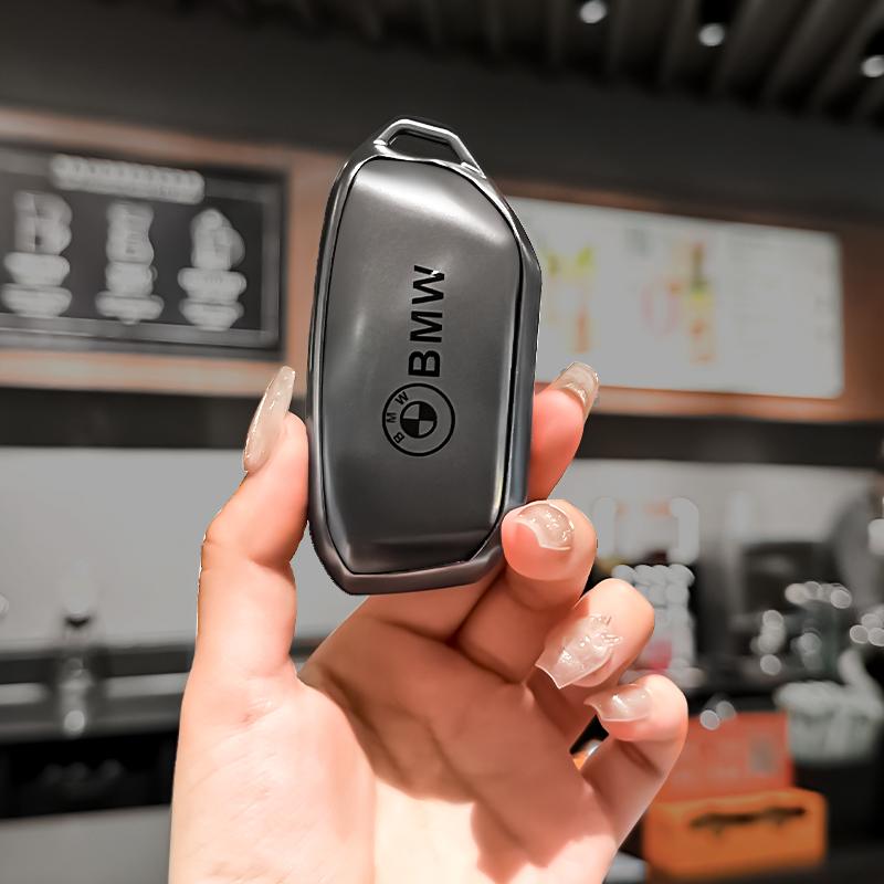 Горячий 2025 Серый оружейный ТПУ Чехол-оболочка для корпуса брелока автомобиля Для BMW I7 X7 G07 LCI IX I20 X1 U11 7 Серия G70 G09 XM U06 G81 M3 Ключевые аксессуары