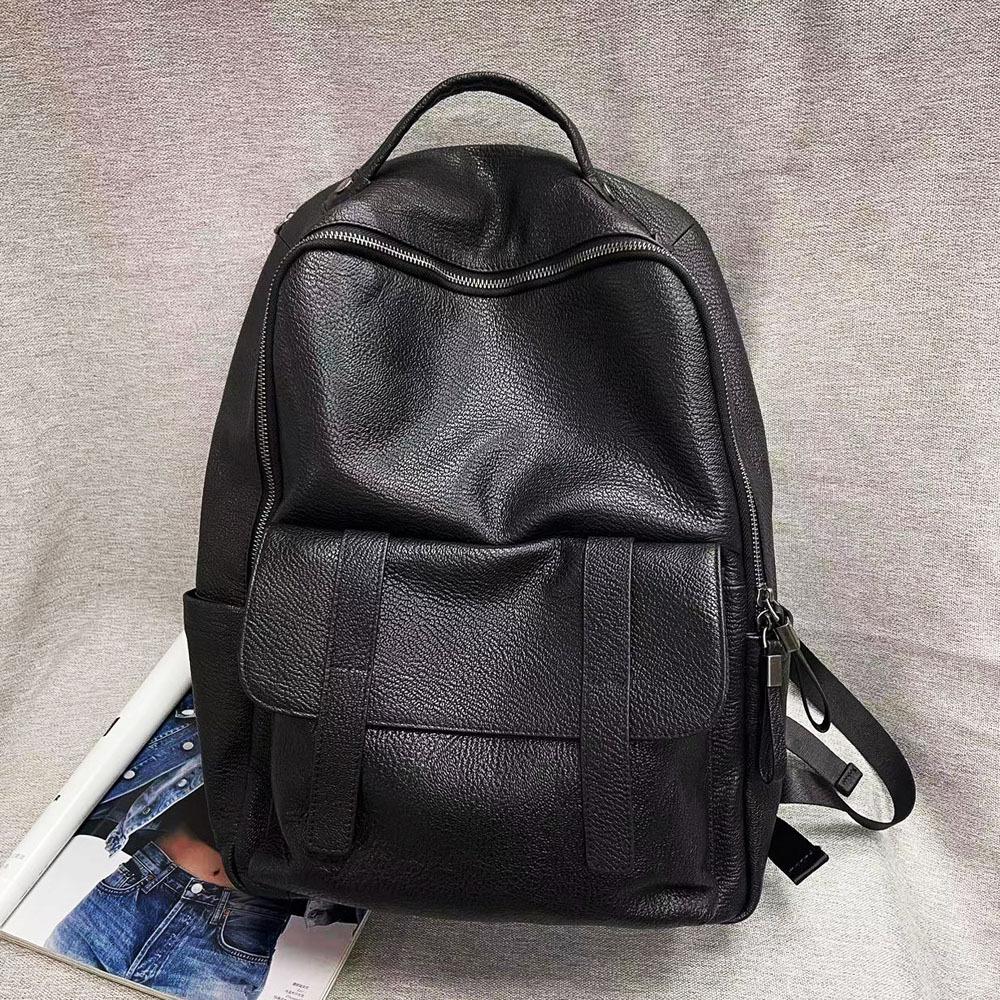 Мужской рюкзак Wind All Leather, деловая сумка для планшета 14 дюймов, большая вместительная дорожная сумка