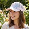 White Pink Hollow Out Baseball Cap Duck Tongue Breathable Baseball Cap  Summer