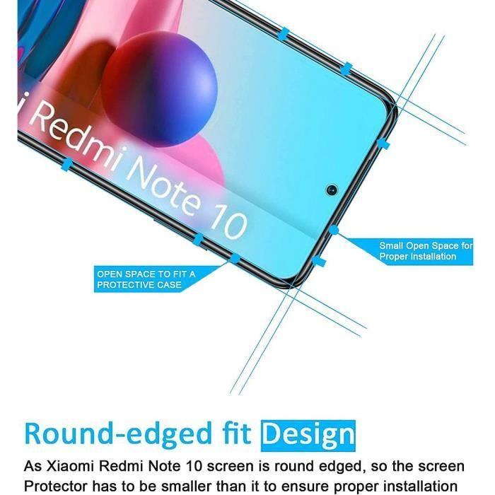 Film de protection - E.F.CONNECTION - Redmi Note 10 4G - Pack de 3 - Haute Résistance - Tactile Sensible