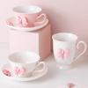 Прекрасный дизайн, привлекательный набор блюдец в стиле Ins и керамические кружки для кофе и чая