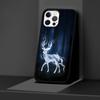 Черный чехол для iPhone 14 11 13 Pro Max 12 Mini XR 7 8 Plus SE 2020 XS 6 6S + чехол, мягкая сумка для мобильного телефона, чехол с изображением оленя, художественный постер