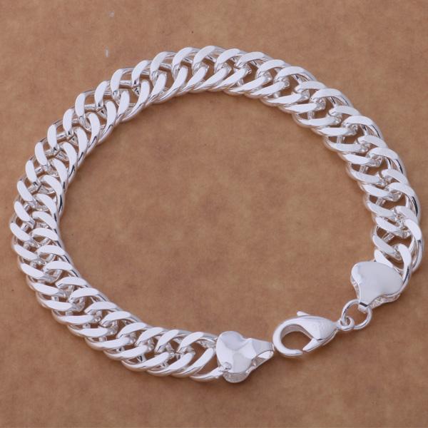 925 Silver Bracelet Heart High Quality Romance Chain For Woman Men Fashion Engagement Party Wedding Jewelry Gift