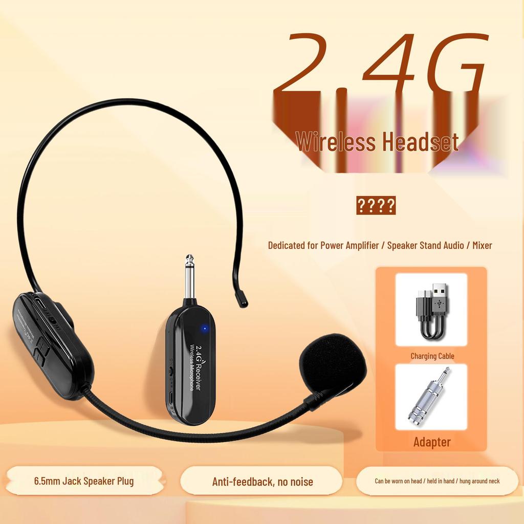 Bee-like Wireless Ear Microphone for Outdoor Stage and Teaching