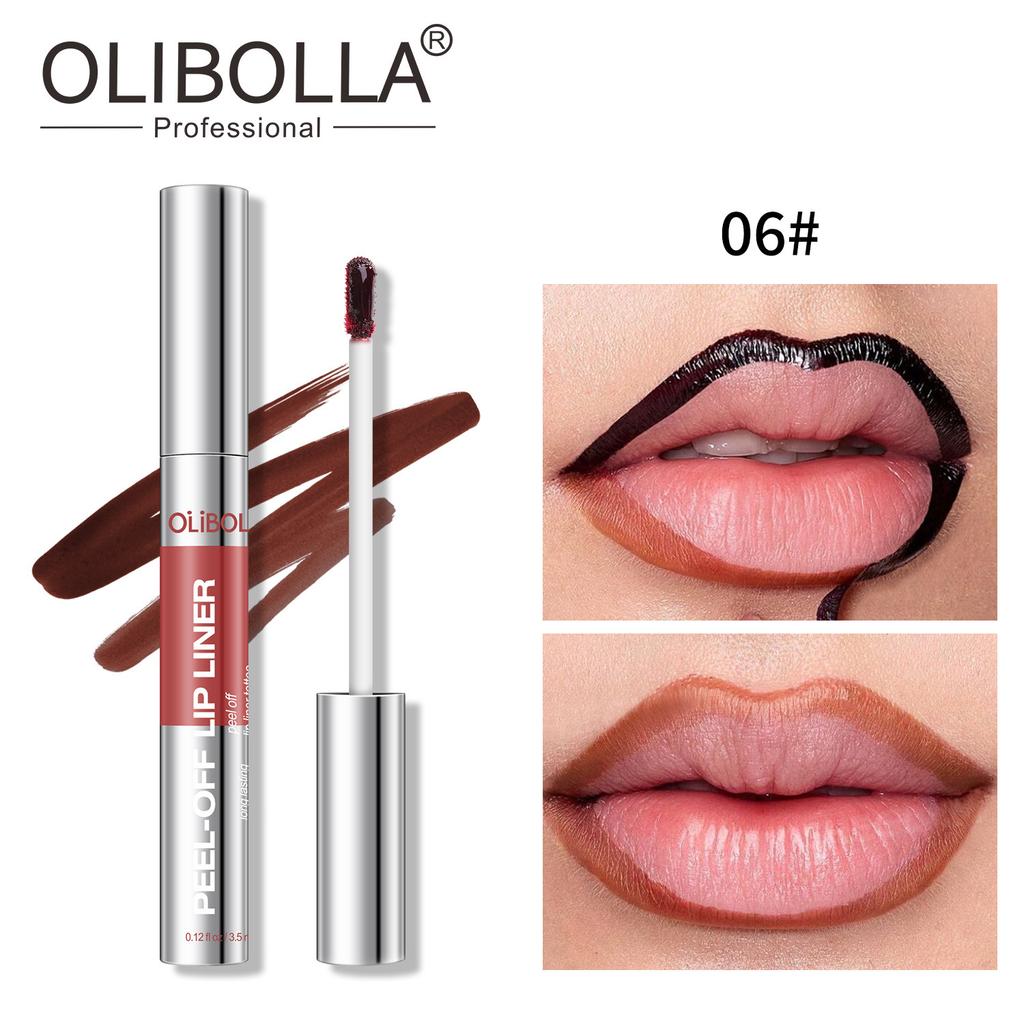 Matte Peel-Off Lip Tint Waterproof Long-Lasting Lip Liner