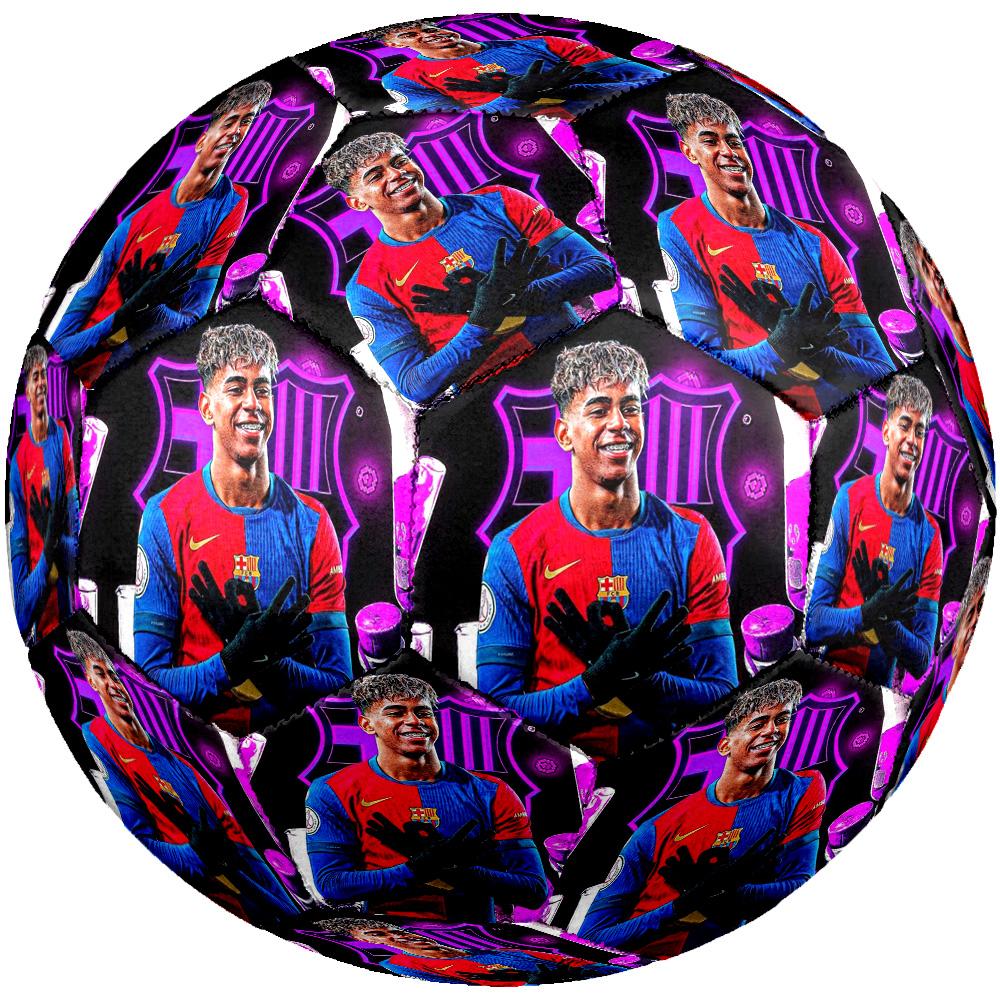 Lamine Yamal's Spain's Glory Moment Size 5 Soccer Football Machine Sewn Indoor/Outdoor Training and Matches Perfect Commemorative Gift for Soccer Love
