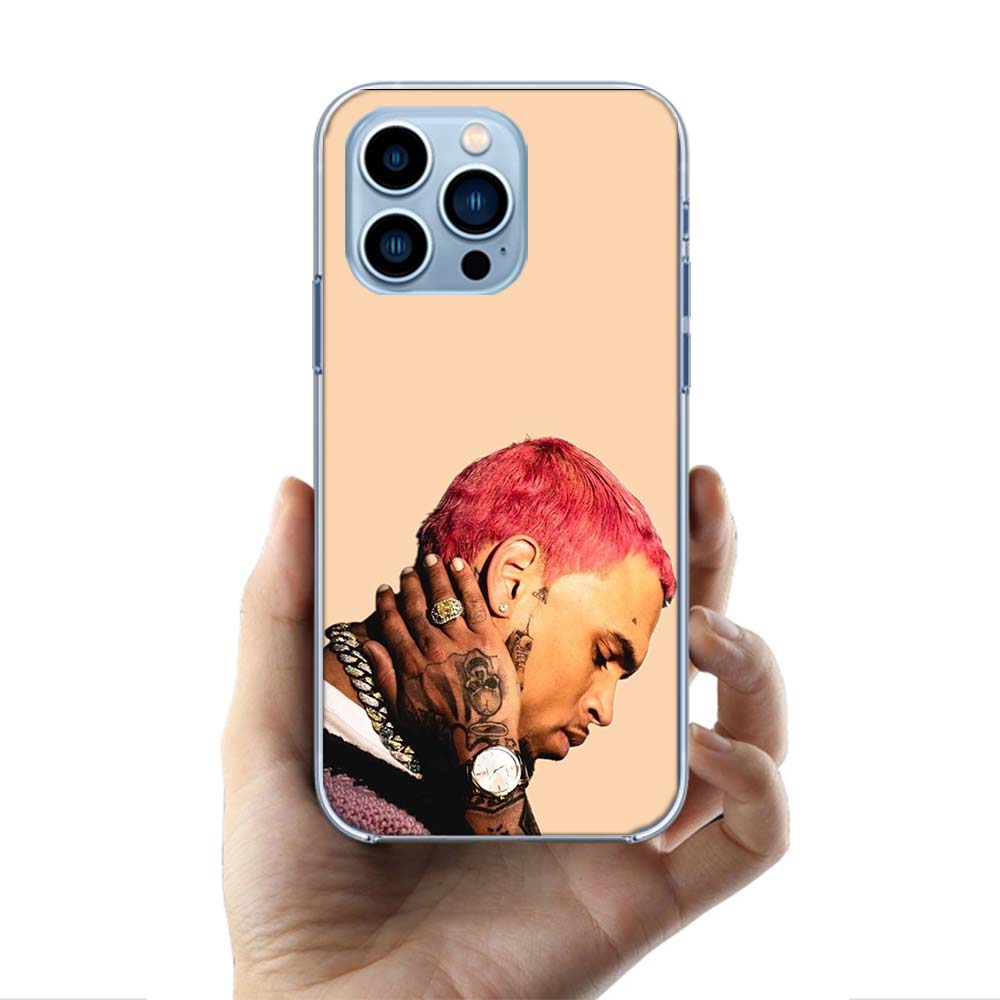 Chris Brown American Rapper Cases Phone Case For Iphone 17E 16E 17 Air 16 Pro Max 15 Pro 14 Plus 11 13 12 Mini Cover Cases Compa