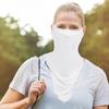 Summer Unisex Seamless  Ice Silk Sunscreen Triangular Bandage Moisture Absorption Sweat Releasing Face Shield Hanging