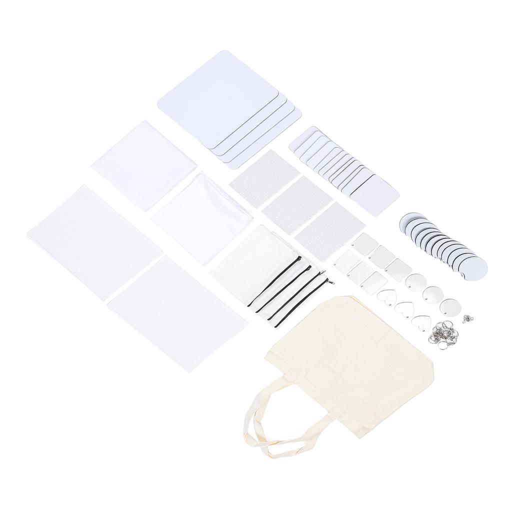 77 шт. набор заготовок для сублимационной печати термопереносная печать брелок заготовки для косметички наволочка для мыши Pa