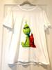 Holiday T-Shirt Tops Tees Men's Women's White with Grinch Christmas