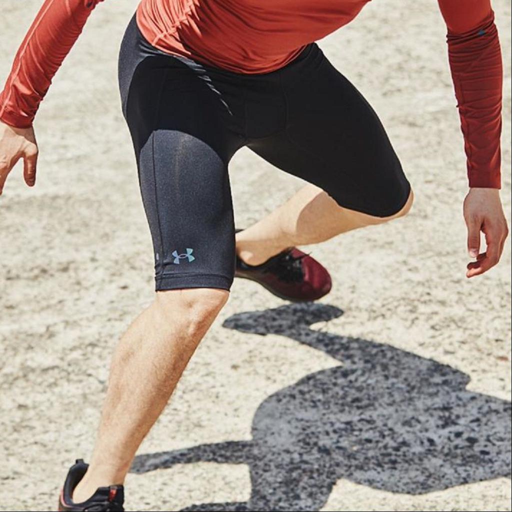 Under Armour Шорты мужские повседневные для тренировок Rush Series, черные 1358235-001