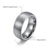 4/6/8mm Rings for Men Sand Surface Tungsten Steel Women Wedding Rings Simple Boy Girl Couple Rings Propose Marriage Gift