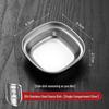 304 Stainless Steel Round Dipping Dish for Korean BBQ & Sauces