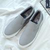 Белые кроссовки мужские повседневные туфли Slip On Canvas Shoes мужские мокасины удобные вулканизированные туфли мужские кроссовки Zapatos De Hombre