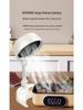 Compact Foldable Range Hood: Portable Mini Hot Pot BBQ Gadget with Removable and Washable Fan Blades.