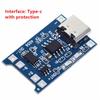 Mini Micro Type-c USB 5V 1A 18650 TP4056 Lithium Batteries Charger Module Charging Board With Protection Dual Functions 1A Li-ion