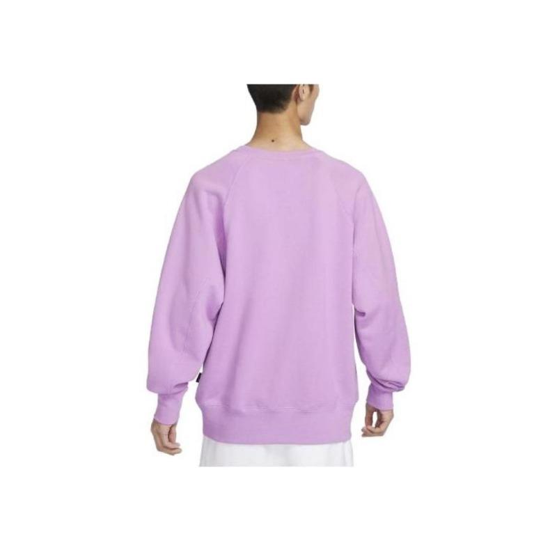 Nike Спортивная одежда Air Logo Толстовка с круглым вырезом Мужские топы Фиолетовый DV9830-591