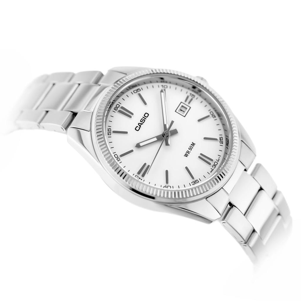 Классические серебристые часы Casio MTP1302D-7A1