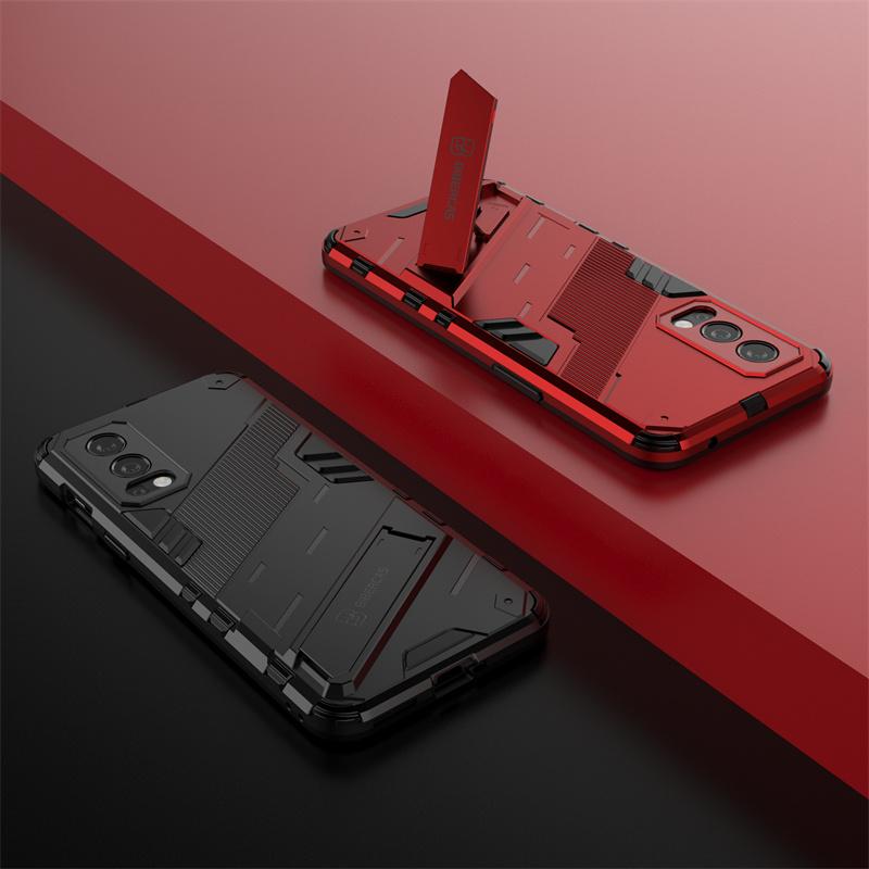 For Punk Case Nord2 Oneplus Rubber Armor Bracket Camera Protective Phone Case For Oneplus Nord 2 Cover For Oneplus Nord 2 5g