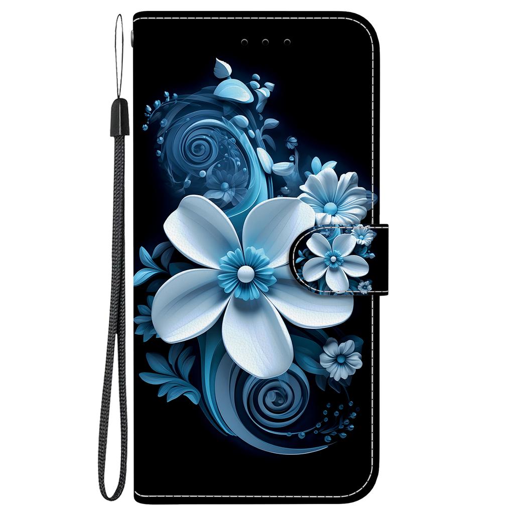 Чехол-кошелек из искусственной кожи с рисунком орхидеи для iPhone Samsung Infinix TECNO OPPO Realme Moto Blackview... для более чем 900 моделей телефонов
