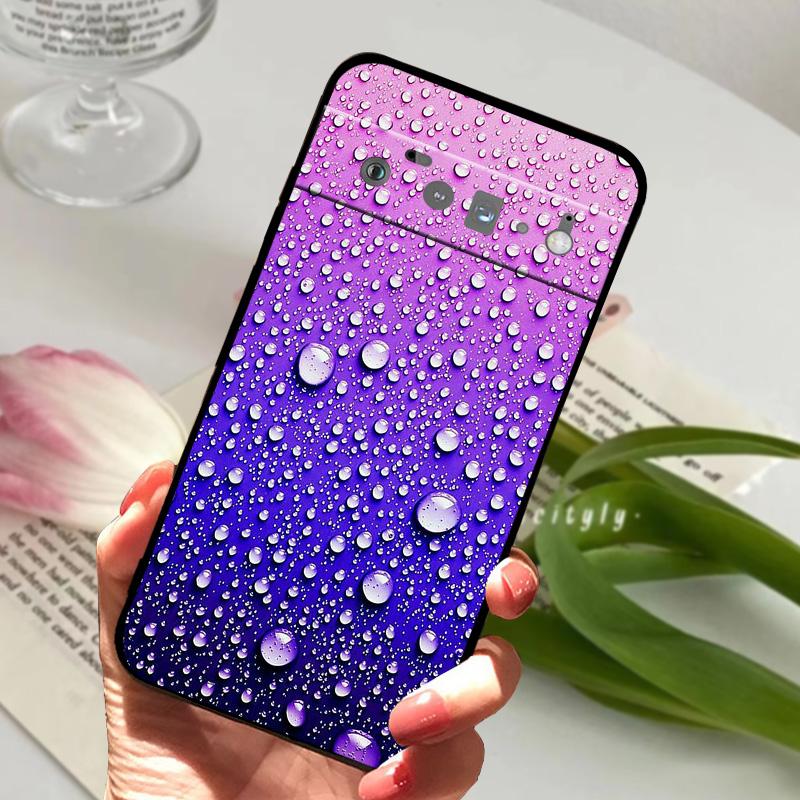 For Google Pixel 6 Pro 5G Case GF5KQ Soft Silicone TPU Phone Cover For GOOGLE PIXEL6 PRO Coque Shockproof Bumper Cute Animal