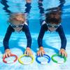 3pcs Diving Ring Toys, Floating Water Training Ring Toss Set,Beach Water Games Hand-Eye Coordination Training Toys, Water Park