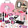 Sendida Kids Makeup Toys for Girls Plastic Cosmetics Toys for Kids Fake Plastic Makeup Set Dressing Table Girls Popular Gifts Ages 6 and Up