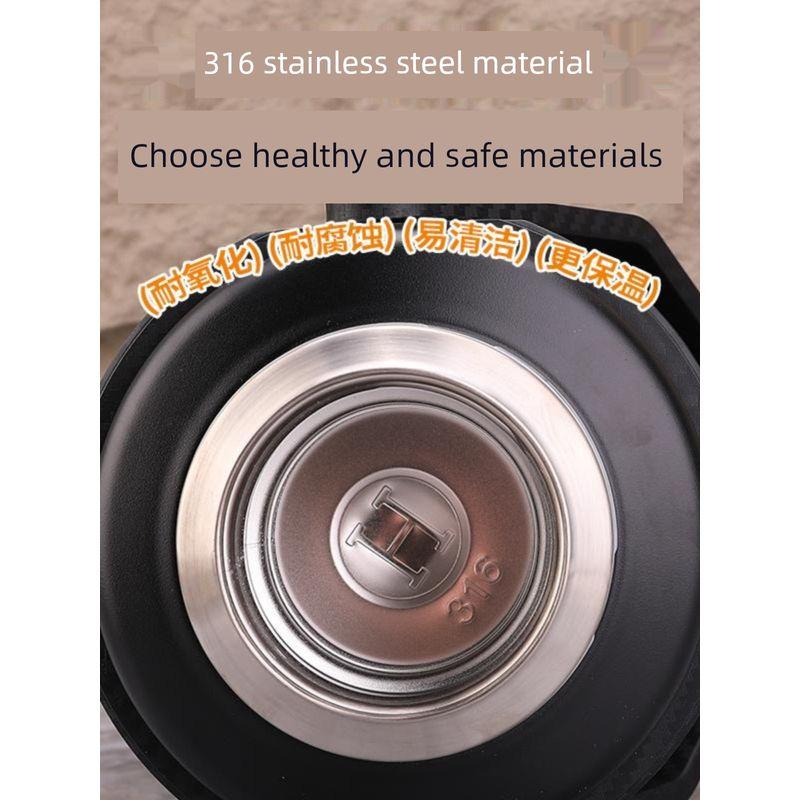 Insulated Kettle, Large Capacity Thermos Cup, Stainless Steel Portable Outdoor Thermos, Travel Car Hot Water Kettle, Cold-Keeping Cup for Home Use