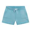 Polo SS22 однотонные флисовые повседневные шорты на шнурке женские шорты синего цвета WMPOSHONBQ20027-400