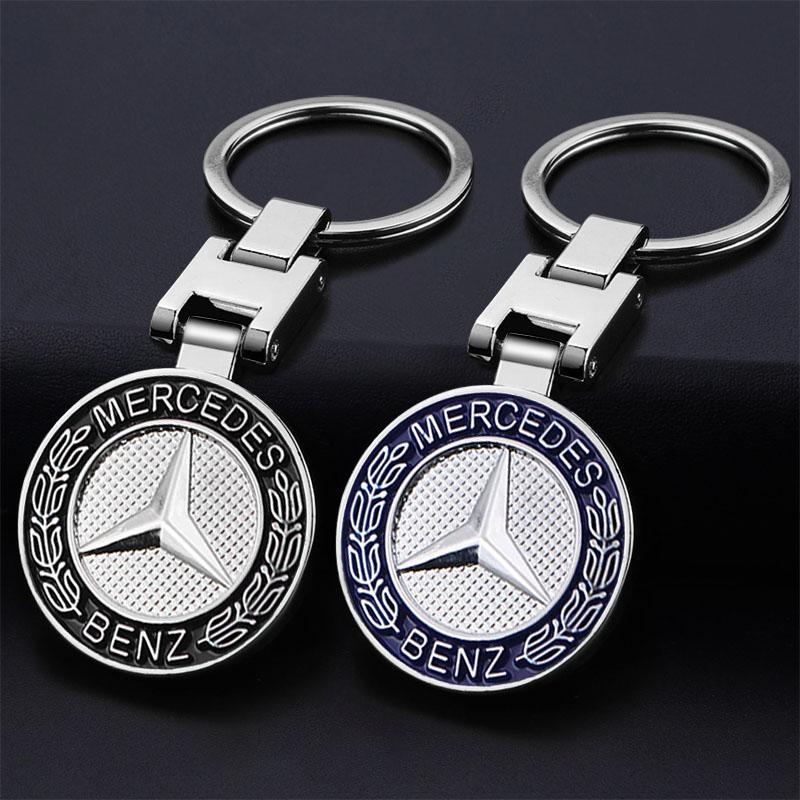 1 шт. Эмблема автомобиля Брелок Стайлинг Кольцо для ключей Аксессуары Для Mercedes-Benz AMG C500 C200 C300 A B C E GLA CLA GLK GL ML GLE W204 W205 W203 W211 W212 W213