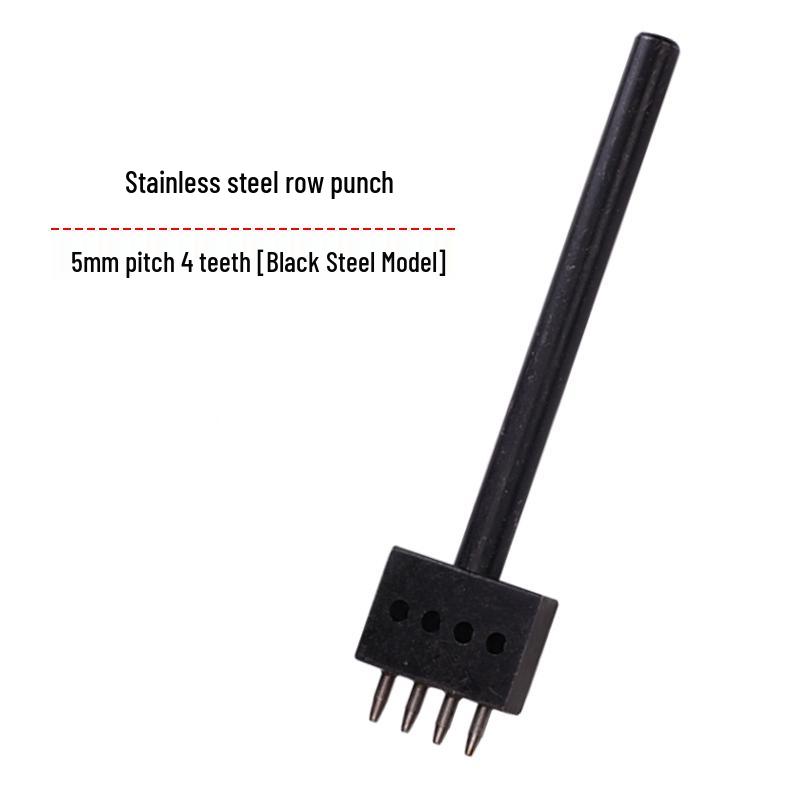 Ручной DIY Пробойник для Кожаного Ременья - Круглый Рядный Инструмент