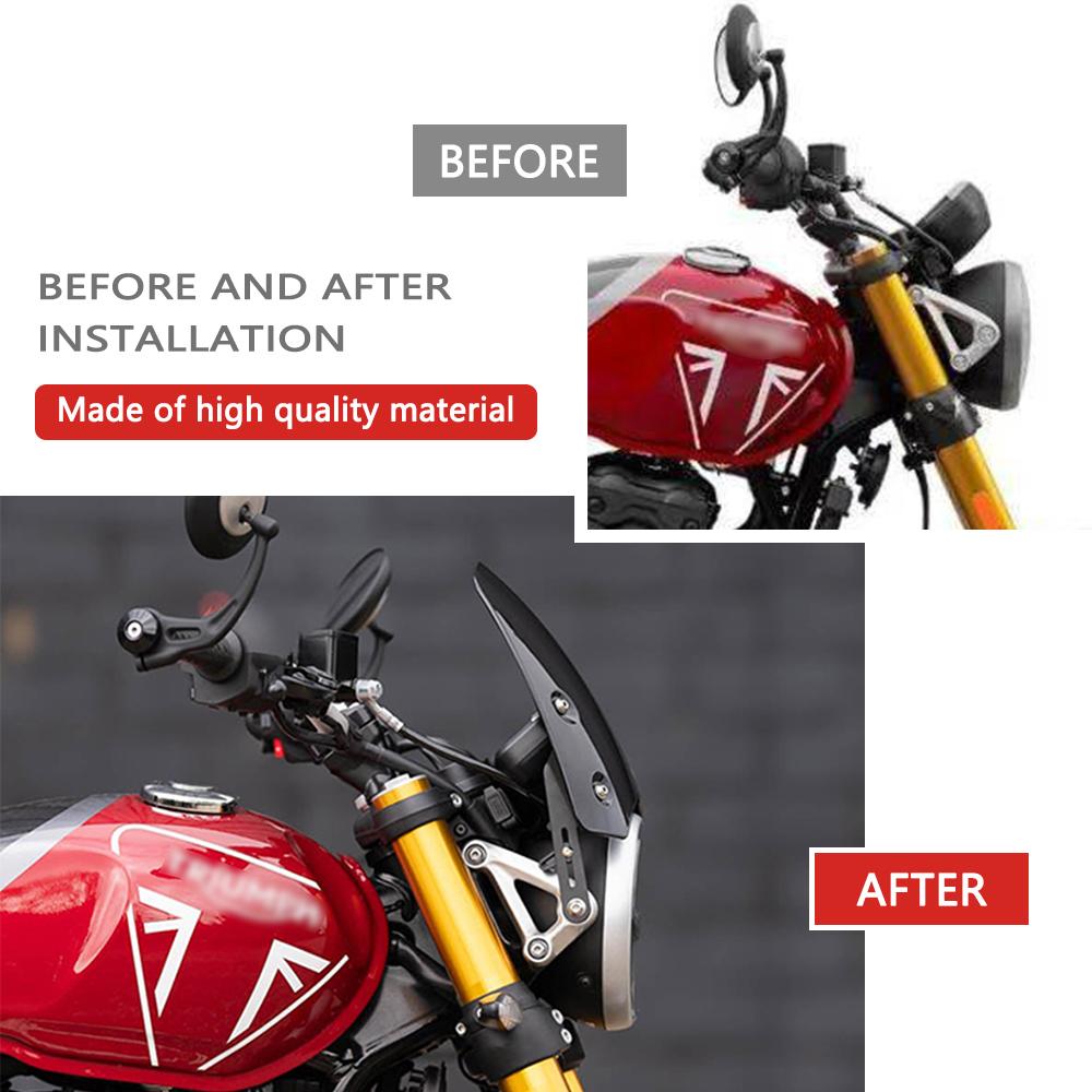 Для Scrambler 400X 2024 2025 Speed 400 2024 2025 Ветровое стекло Мотоциклетное ветровое стекло Ветроотражатели Козырек Экран Обтекатель фары