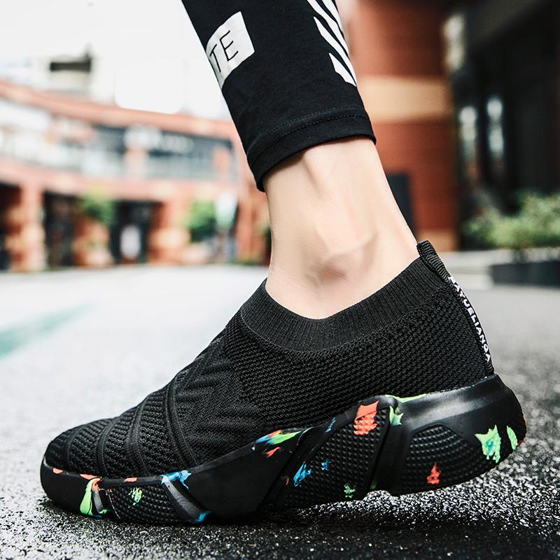 Большой размер, противоскользящие, износостойкие, дышащие, модные носки, уличная спортивная обувь, повседневная обувь, одна нога