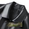 Futting Men's Lambskin Turn-Down Collar Leather Jacket