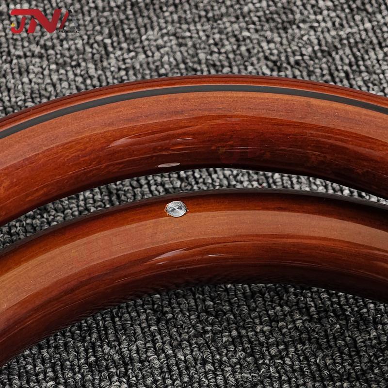 JDM 290mm 12inch Mini Real Wood Steering Wheel Universal for Racing Sports /Go Kart/SIM Race Game Steering Wheel