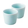 ARITA Arita Ware Free Cup 130ml Set of 2 Microwave Safe Dishwasher Safe Small Bowl Soba Choco Dessert Side Dish GoodPlus+ (Celadon)