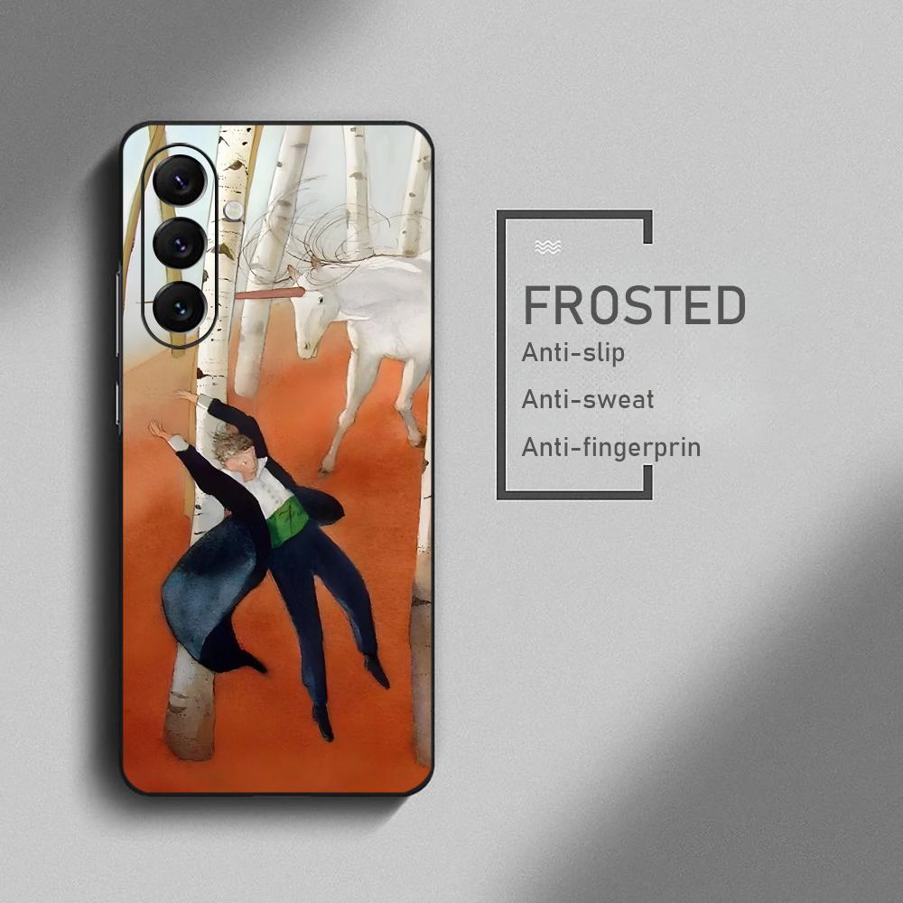 Lizbeth Zwerger Art Draw Phone Case For Samsung Galaxy S26 S25 S24 S23 S22 S21 Plus Ultra Note20 Soft Black
