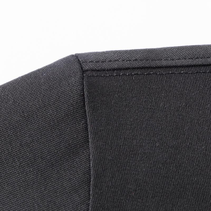 [Heavy Milan Cotton] Four in One Button Chinese Style Men's T-shirt Long Sleeve Spring and Autumn