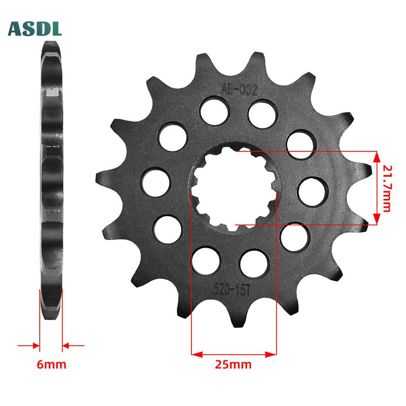 520 Chain 14T 15T For CF Moto Front Sprocket Gear Star Cam CF400 400 650 GT NK MT 650GT CF650 700 CF-X CL700 2021 2022 2023