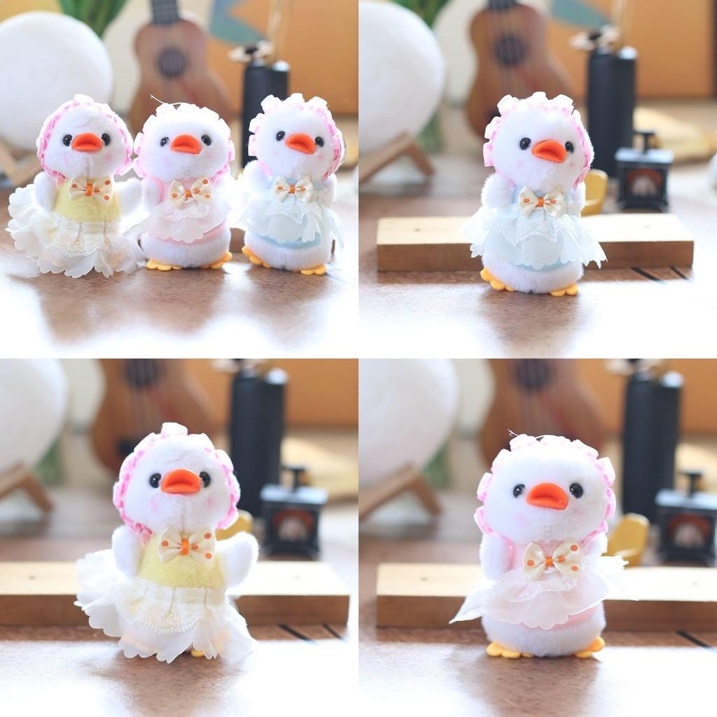 Мягкий плюшевый брелок в виде утки, украшение для рюкзака, кукла, ПП хлопок, подарок для детей