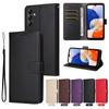 Кошелек-чехол с защитой от RFID для Samsung Galaxy A05 A05S A06 A13 A14 A15 A16 A22 A23 A24 A25 A32 A33 A34 A35 A36 A54 A55 A56