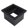 Кофейный ящик Knock Box бездонный встроенный прямоугольный резиновый стальной ящик для утилизации кофе для кухни