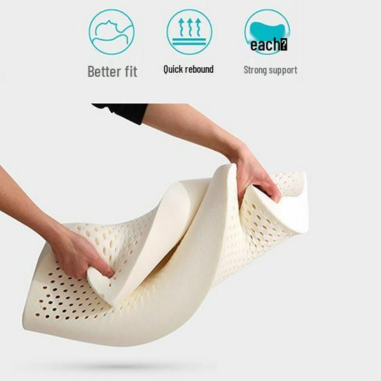 Thailand Children's Latex Neck Support Pillow - Wolf Tooth Design