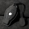 Suede Faux Leather Car Key Case Cover Protective Benz C180 C200 C260 C300 W108 W168 CLA GLA GLB  Class Auto Keychain Styling BE1