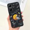 Для Infinix Hot 30i 30 Play NFC Чехол Ночная Луна Цветок Жидкий Силикон Задняя Крышка Для Infinix Hot 30Play 30i 30 Play Чехол для Телефона