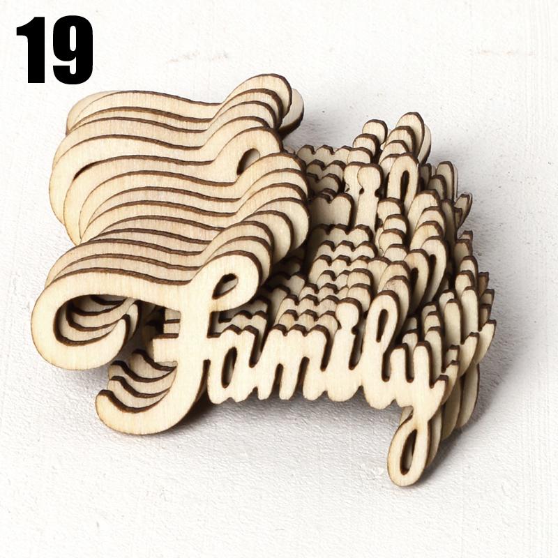 15 шт. украшения для дома, деревянные птицы, поделки для жениха, сделай сам, настольные конфетти, разбросанные любовные семейные письма