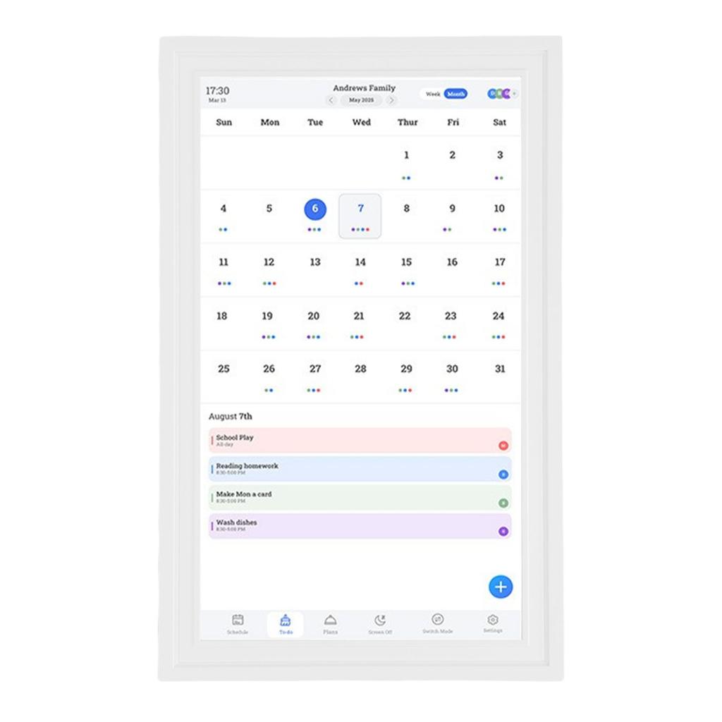 15.6 Inch Smart Digital Calendar 1920 80 HD Interactive Touchscreen Family Planner Calendar with APP   Photo F E Art Gallery