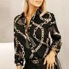 Женская рубашка-кардиган с цифровым принтом Cross-Border на весну и осень