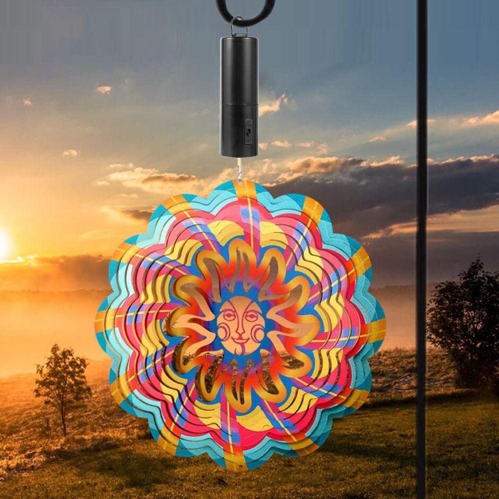 Battery Powered Hanging Rotating Motor Black Wind Chime Motor Wind Spinner Motor Disco Party